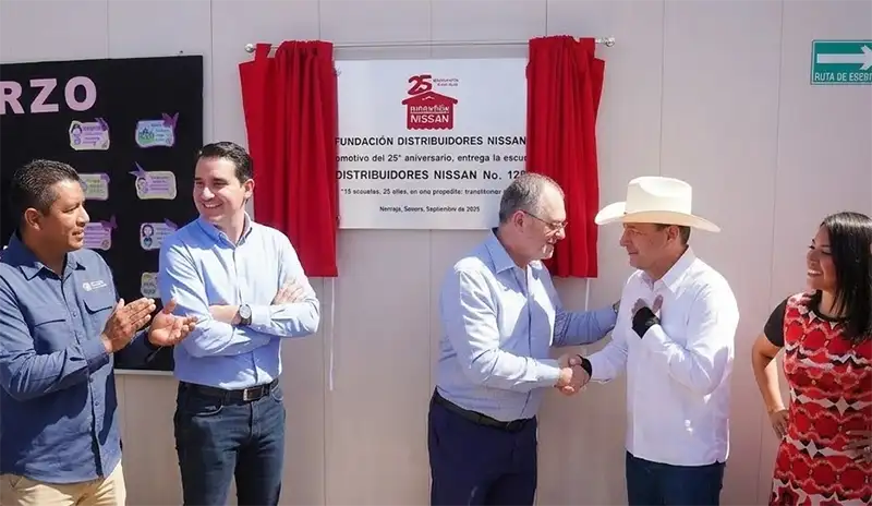 Acuerdo entre Fundación Distribuidores Nissan y autoridades de Novojoa, Sonora.