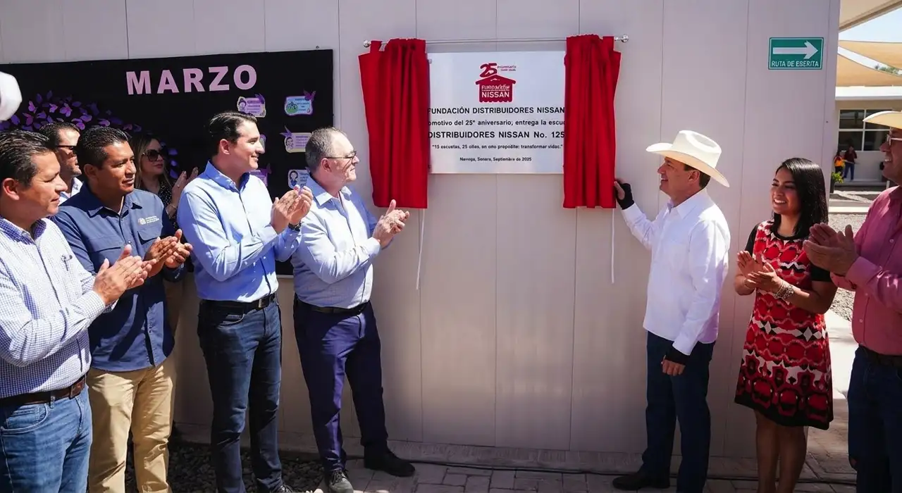 Fundación Distribuidores Nissan inaugura escuela No.125 en Navojoa, Sonora