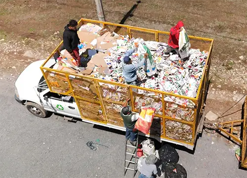 Centro acopio reciclaje Tetra Pak